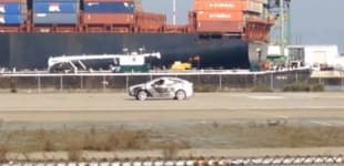 photo of Tesla Model X spotted testing in motion for first time image