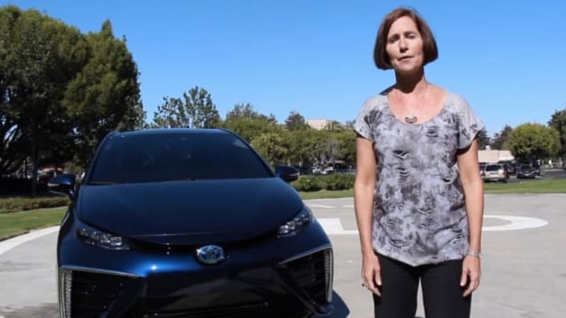 Toyota FCV puts hydrogen fuel cell twist on ALS Ice Bucket Challenge