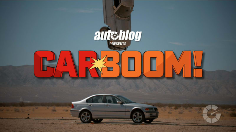 Dropping a car from 120 feet ... onto another car | CarBoom!