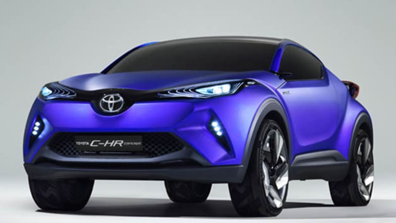 Toyota C-HR hybrid crossover coupe concept leak ahead of Paris
