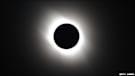 The solar eclipse is seen on July 22, 2009 near Iwojima Island, Tokyo, Japan