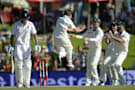 Friedel de Wet dismissed Alastair Cook for his first Test wicket as England replied to South Africa's 418 at Centurion