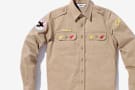 a bathing ape bape patchwork scout shirts 1 A Bathing Ape Patch Work & Scout Shirts