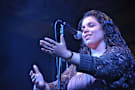 May Deratani, 22, sociology/criminology major was one of the two chosen from Espressions open mic night to open for India.Arie.  Deratani recited her poem on a rape incident that she experienced about five years ago. Since then, she has been involved in rape awareness and self-defense awareness both at CSUN and in the community. Photo Caption: Hannah Pedraza / Photo Editor