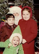 Santa - 3 kids pointy head