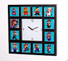 Mario clock shows his age