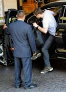 Justin Timberlake in an Audi Q7