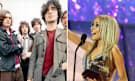 The Strokes and Christina Aguilera (right)