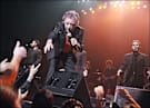 Four Seasons frontman Frankie Valli onstage at the Mohegan Sun Arena in Connecticut. "Jersey Boys," the Broadway musical about the group, is now playing in Washington at the National Theatre.