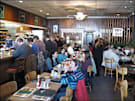 The lunch crowd at the Coach Stop on Tuesday. The Middleburg landmark is set to close Sunday.