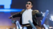  Proving that his dance moves extend past his trademark 