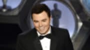  Who's trying to come between Homer and Marge in the season finale of The Simpsons? Sounds like Seth MacFarlane. The Family Guy creator/masterthroat will voice the role o...