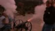  Here's a tip for anyone standing next to a cannon: If someone looks like they might be about to fire it, stand way  back. Not everyone did that on 