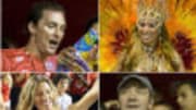  Brazil is celebrating Carnival, and a few famous faces are partaking in the party today in Rio de Janeiro. Brazilian native Gisele, Matthew McConaughey with his Brazilia...