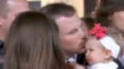  It was a very emotional reunion for one young family on 