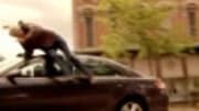  Deputy Vic Moretti (Katee Sackhoff) had a close call on 