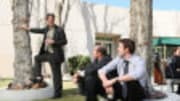  Better watch out, Jim! According to TVLine, David Denman, who played Pam's (Jenna Fischer) fiance Roy is headed back to 