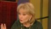  It looks like Barbara Walters isn't too happy with Nicki Minaj. On 