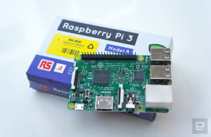 Raspberry Pi 3 has a 64-bit processor and built-in WiFi