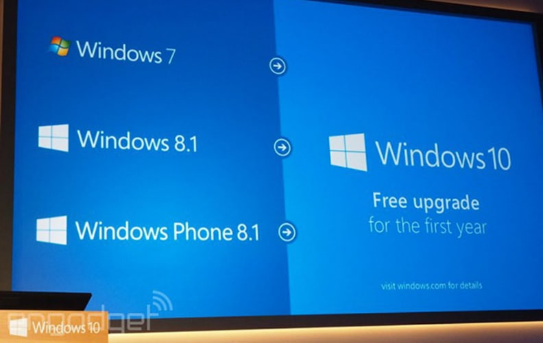free upgrade windows 7 to windows 10