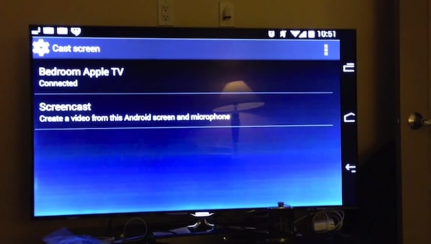 screen mirroring mac to android tv