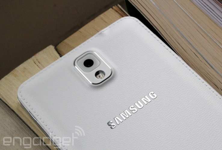 samsung phone with camera in the middle