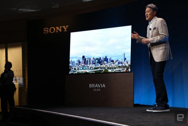 ソニー、有機ELテレビ『BRAVIA A1E』シリーズ発表。画面から直接音声を出力する機能搭載