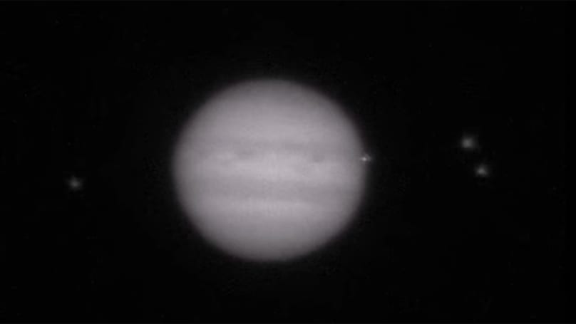 Amateur astronomers caught a Jupiter impact on camera