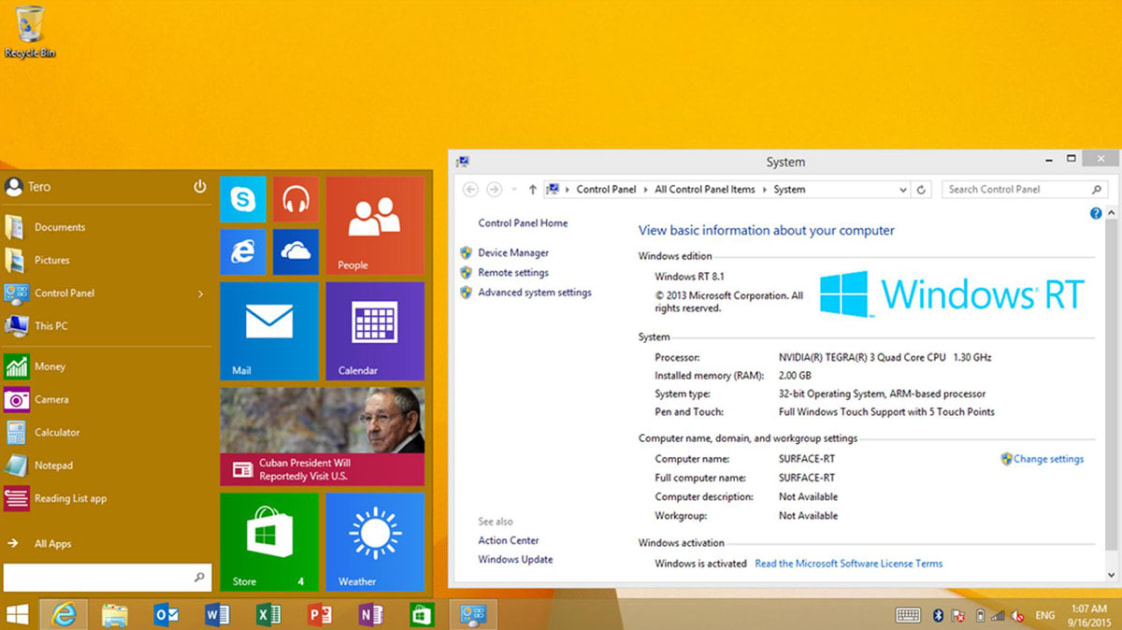 how to install windows 10 on microsoft surface rt