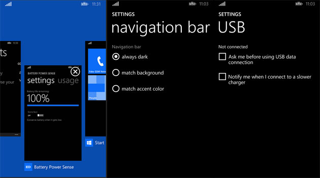 Windows Phone 8.1 leak reveals new messaging and storage settings, and more