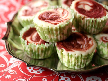 Mini Red Velvet Cheesecakes