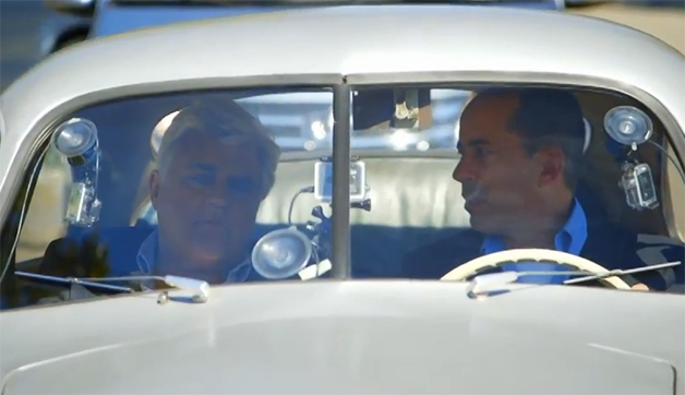 Jerry Seinfeld and Jay Leno star in the latest episode of Comedians in Cars Getting Coffee