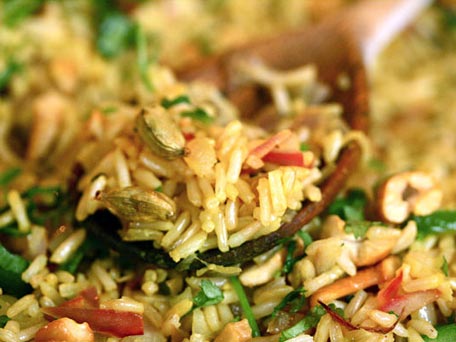Indian Fried Rice with Cardamom