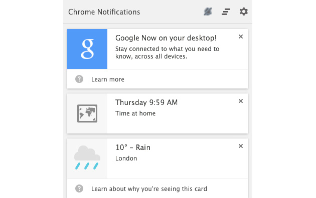 Google Now officially lands in Chrome