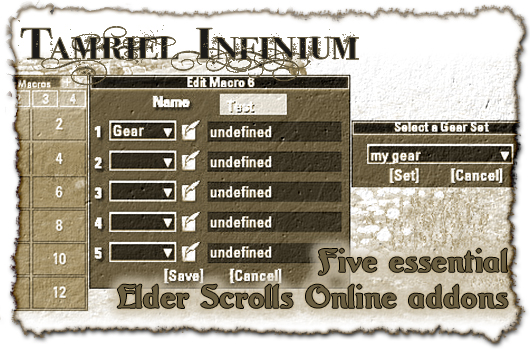 Tamriel Infinium: Five essential Elder Scrolls Online addons