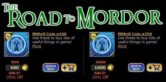 how to get mithril coins in lotro