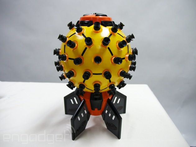 The NERF Nuke, one of ThinkGeek's standout April Fools' creations...