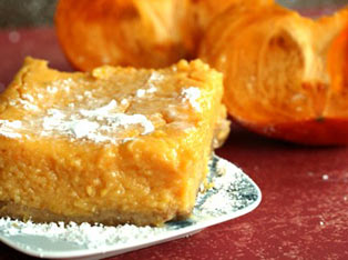 Persimmon Lemon Bars