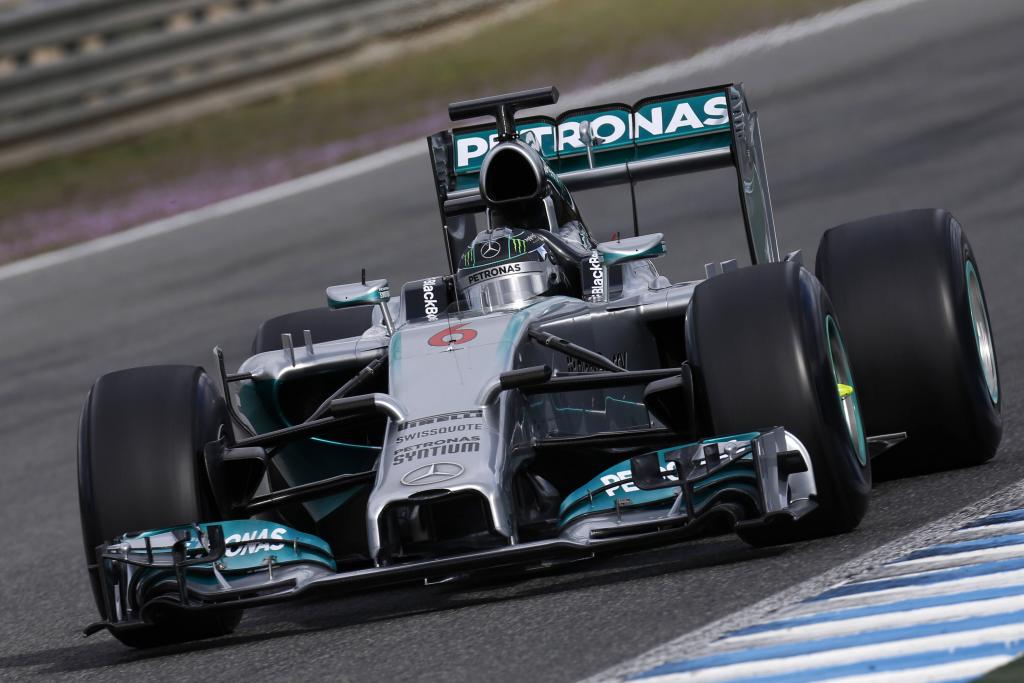 Mercedes f1 shakedown #4