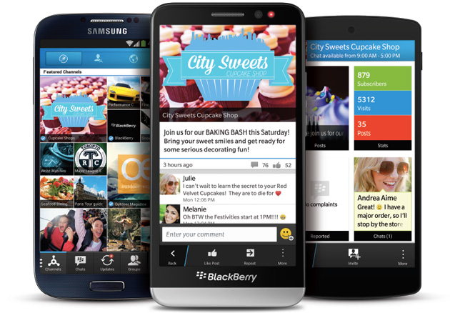 BBM Channels on Android and BlackBerry 10