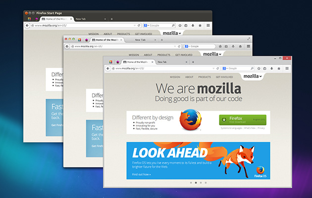 Firefox Australis interface