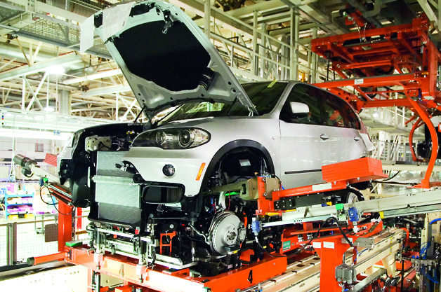 BMW X5 assembly in Spartanburg
