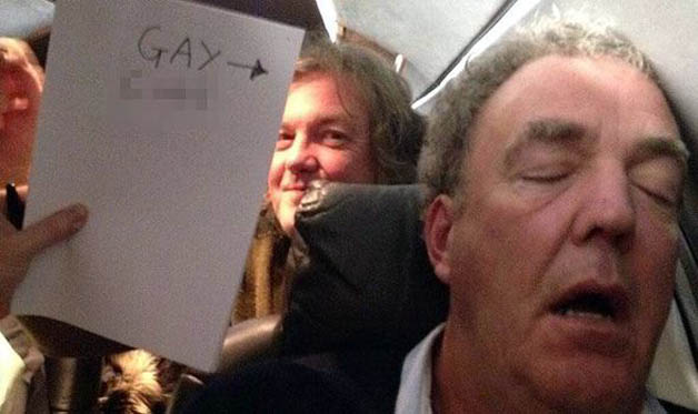 report: jeremy clarkson apologizes for gay slur in twitter pic