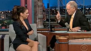 David Letterman Gets Completely Distracted by Eva Longoria's Skimpy Outfit