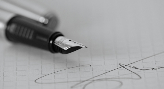 Pen signature