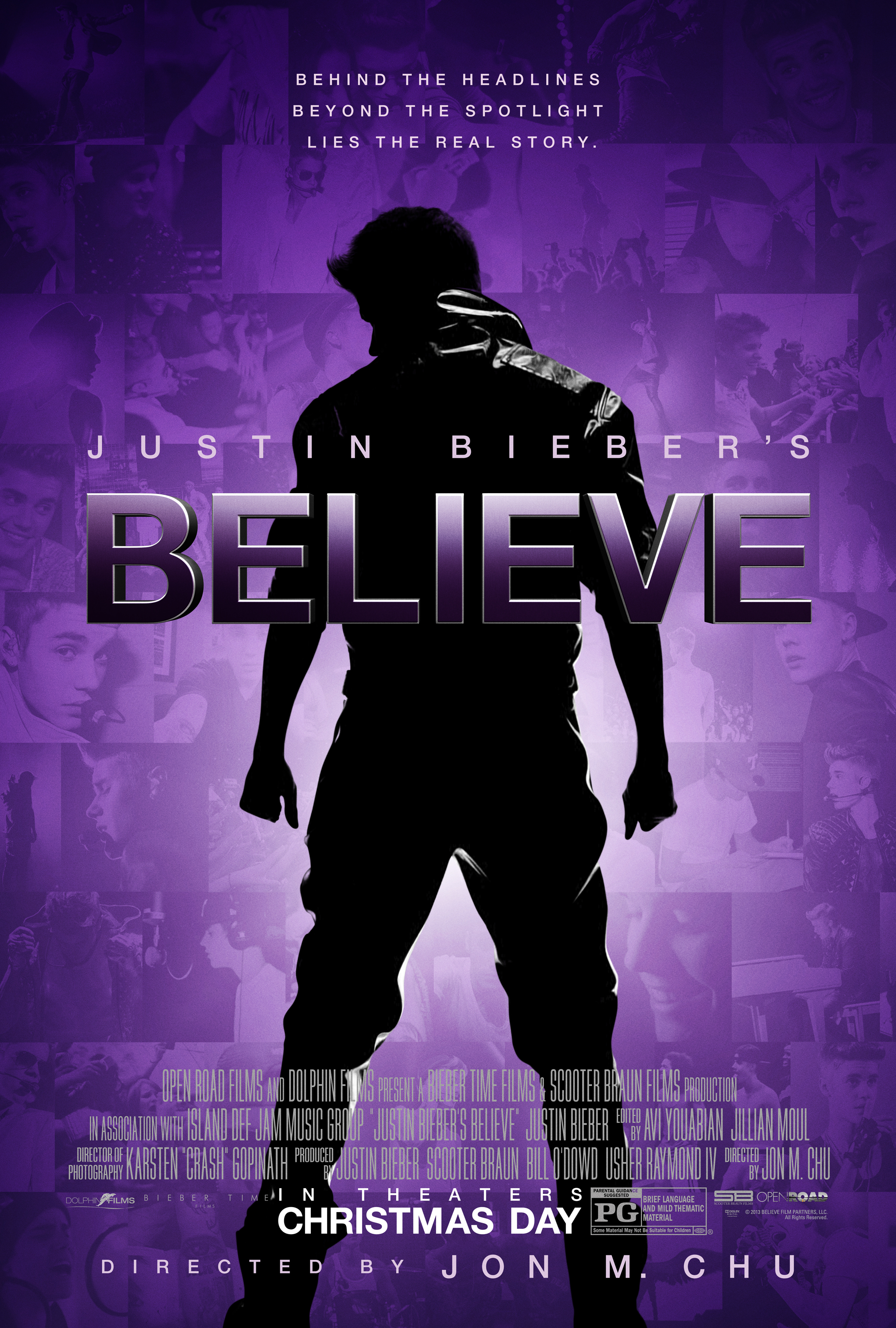 Justin Bieber's 'BELIEVE' Movie Poster Debut! | Cambio2024 x 3000