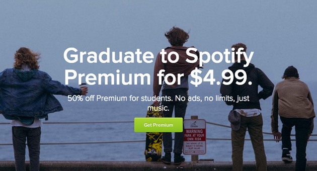 can you get spotify student discount in high school