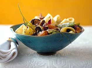 Flash-Roasted Vegetables and Pasta