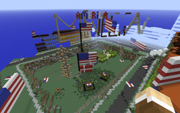 The Minecraft version of Denmark is being attacked, hilariously
