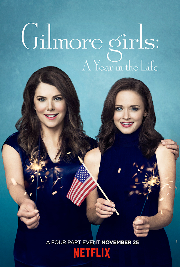 gilmore girls, a year in the life, netlfix, posters, seasons, rory, lorelai